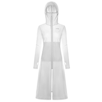 Long wind camel zero sunscreen coat for a long coat female summer UV ice filament sunscreen coat