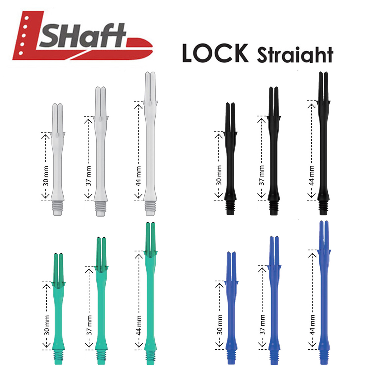 Japanese original L-style darts bar L-Shaft thin waist full length fixed dart bar