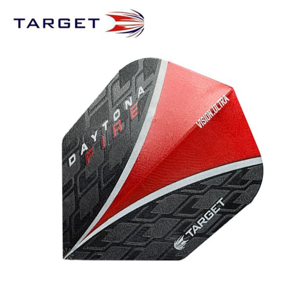 MỤC TIÊU TẦM NHÌN 100 Series Ngọn lửa lửa Daytona Hình vuông nhỏ Đuôi đỏ đen - Darts / Table football / Giải trí trong nhà phi tiêu nhựa