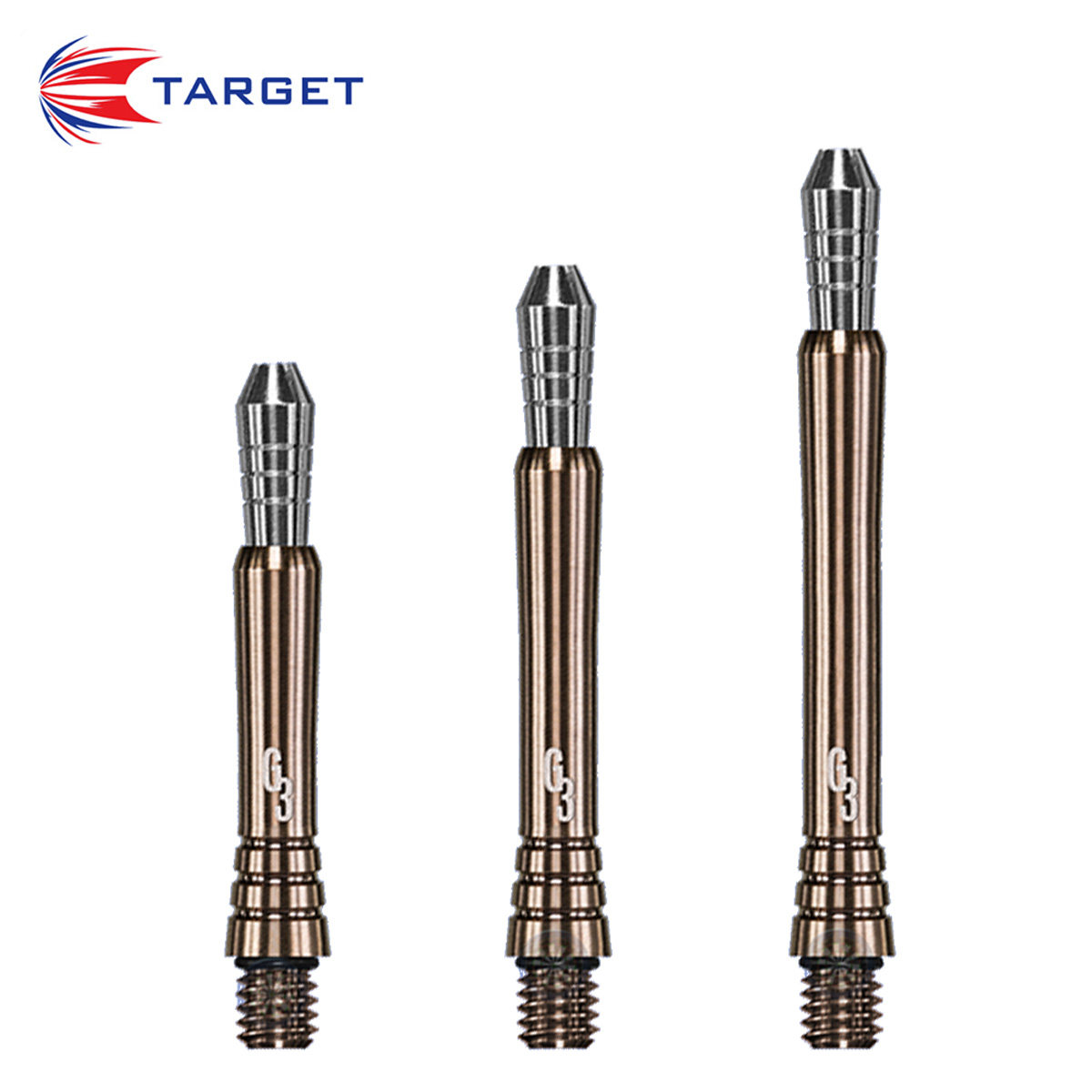 TARGET Phil Taylor Series G3 Tungsten Steel Darts Original ROSE TITANIUM ALLOY FART CLUBHEAD EXCHANGEABLE
