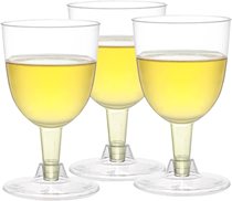 150ML disposable red wine glass Wine Cup Cocktail Glass hard plastic test Drink cup pudding wood chaff 20