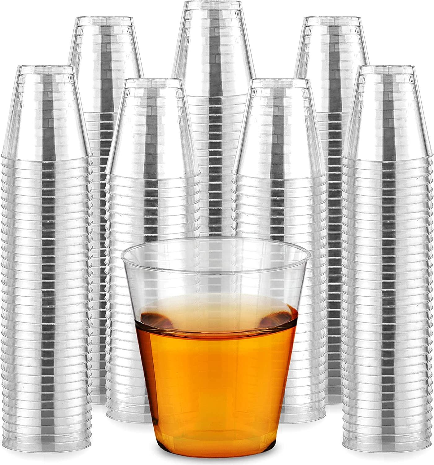 30 50ml disposable small cup plastic test drink taste a glass of white wine and 2,500 glass