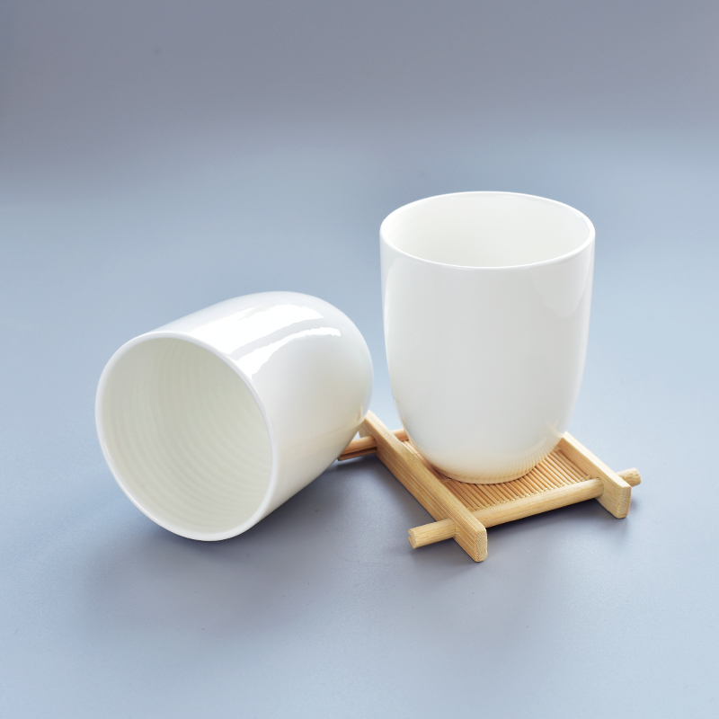 tea cup 200ml smelling cup without cups bone porcelain pure white tyre thread relief thin small cups full of 10-Taobao