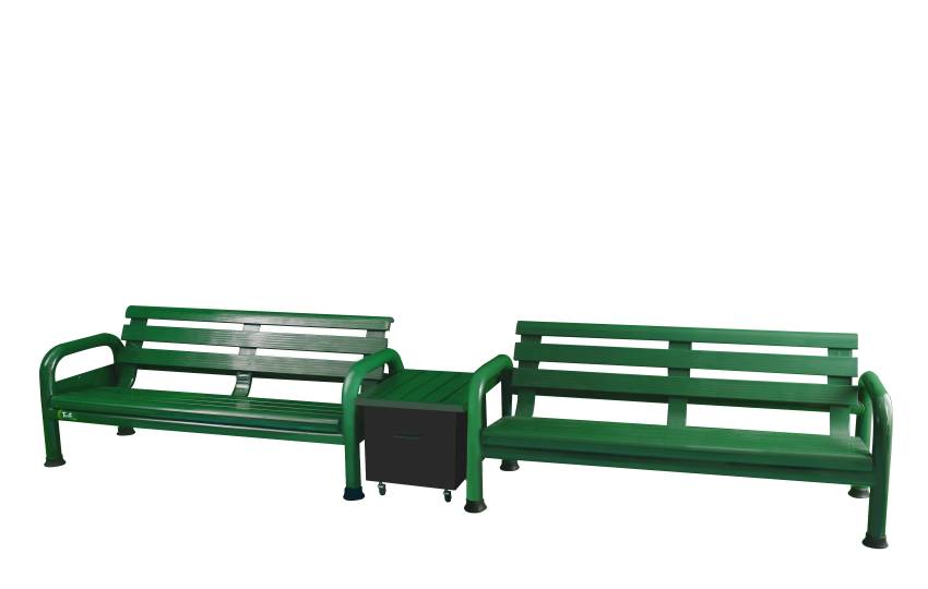 Aluminum Alloy Golf Course Combined Casual Chair Athletes Lounge Chair Outdoor Garden Leisure Chair TW-108