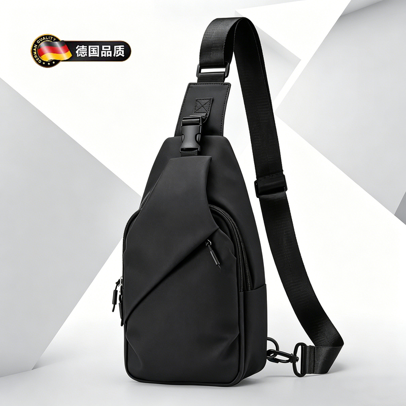 German Shoulder Bag for Men, Large Capacity, Sports Travel, Waterproof Crossbody Bag, Functional, Simple, Casual Men's Bag, Chest Bag German Shoulder Bag for Men, Large Capacity, Sports Travel, Waterproof Crossbody Bag, Functional, Simple, Casual Men's Bag, Chest Bag