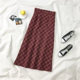 Милый комплект, ретро свитер, демисезонная юбка, в западном стиле, в корейском стиле