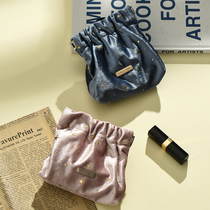 Xiaoxijia light luxury Star Velvet bundle small bag lipstick cosmetic bag portable coin wallet earphone line storage bag