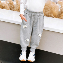 Girl Pants Spring Autumn Outwear 2022 New Ocean Qi Childrens Pants Woman Baby Spring Dress Sports Pants 100 Hitch Pants