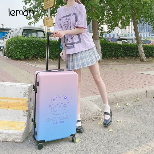 Мультяшный милый чемодан для школьников, японская свежая коробка, 24 дюймов