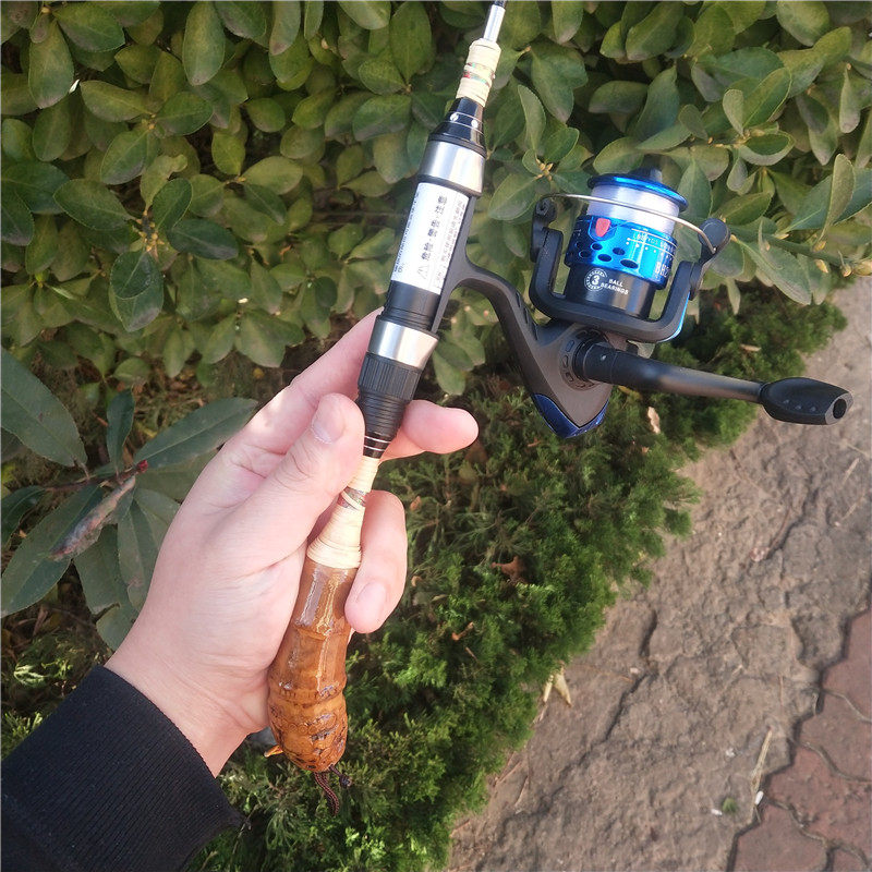 Ice удочкой 佛肚竹手把鱼竿 冰钓竿冬钓竿 筏竿 硬稍冰钓竿冬钓竿套装 钓鱼竿 Xiao/fishing says