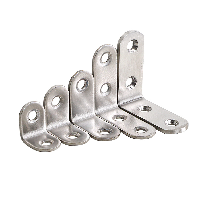 Stainless steel angle code 90 degree right angle holder angle iron l-type triangular bracket laminate furniture connecting piece accessories