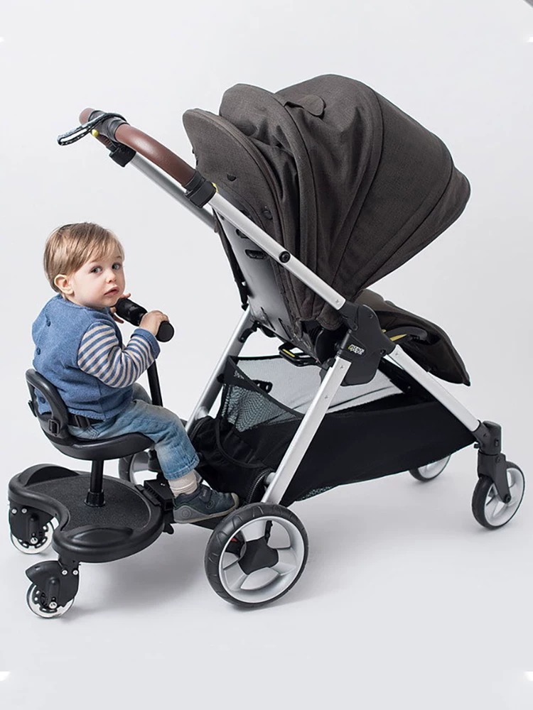 Pedal, stroller for twins, trailer