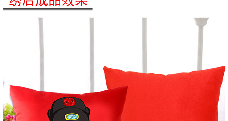 Hai vợ chồng gối cross stitch mới đã kết hôn hôn nhân phòng ngủ phòng khách phòng sofa gối che đơn giản và đáng yêu 2019 - Công cụ & phụ kiện Cross-stitch tranh thêu chữ thập phúc lộc thọ