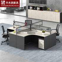Office Desk Chair Composition 46 Peoples booth Screen Partition Staff Table Office Holder Staff Table Work Desk