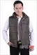 Áo vest nam trung niên cotton dày vest ấm áp Áo vest nam trung niên cotton thu đông bố áo khoác nam hàn quốc mùa đông
