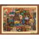 Liangfeng DMC thread cross stitch kit ໃຫມ່ຫ້ອຍຮູບແຕ້ມຕົກແຕ່ງ F834 suitcase ການພິມຖັກແສ່ວເຕັມ