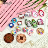 Милый мультяшный нитевдеватель для игл с котенком, нитевдеватель для ткани, инструмент для вышивки крестиком, тыква ручной работы