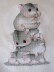 Gió mát DMC cross Stitch phòng khách mới DW2561 hamster Luohanta dễ thương phòng trẻ em tranh phòng ngủ in - Công cụ & phụ kiện Cross-stitch tranh thêu chữ thập giá rẻ Công cụ & phụ kiện Cross-stitch