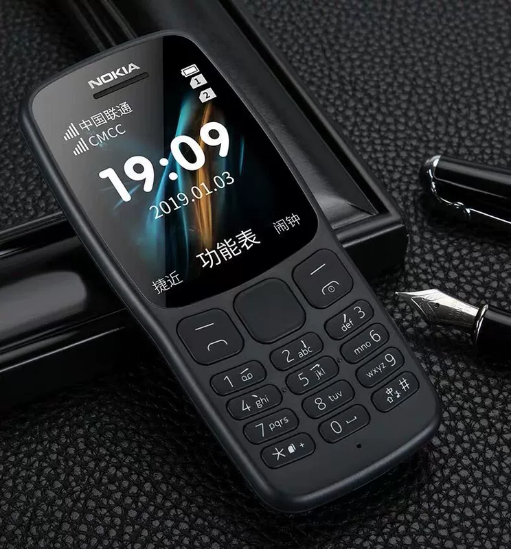 Chính hãng mới Nokia / Nokia Mới 106 máy cũ người đàn ông dài chờ di động thẳng nút chức năng máy cũ máy học sinh trẻ em phụ tùng điện thoại di động nhỏ cổ điển nhỏ - Điện thoại di động