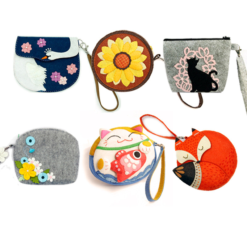 Handbag large collection of change handbag with small bag without fabric diy material package package package without crop cutting