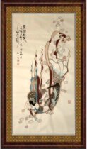 Chinese famous calligraphy and painting Gu Bingxin figure painting Middle Hall living room office hanging painting hand-painted painting core Rebound Pipa