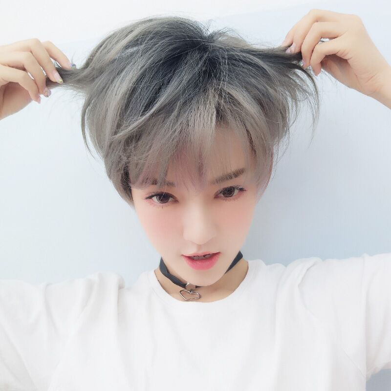 Dai Xiu Wig Female Short Hair Bobo Head Handsome Personality Cos