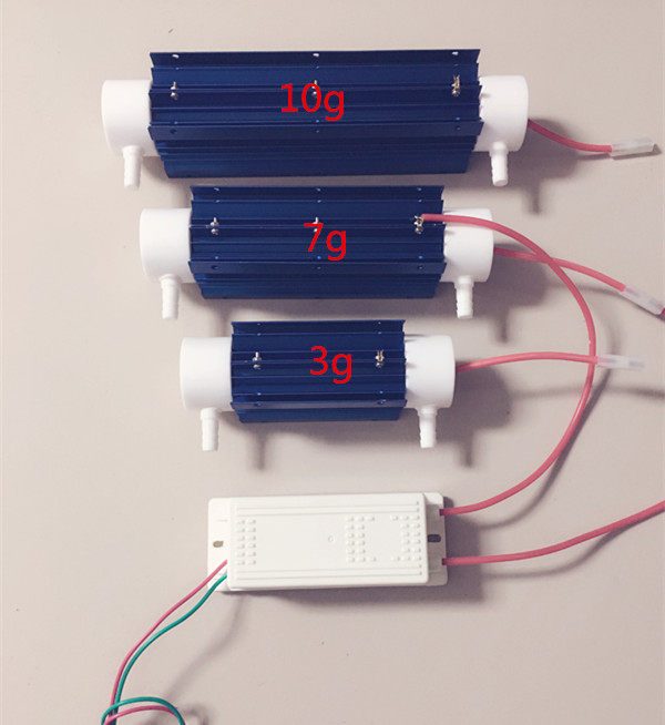 3G tube type ozone generator water treatment ozone power supply quartz ozone tube set