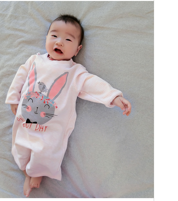 Trẻ em áo ngủ dài tay bé một mảnh đồ ngủ mùa xuân 1 cậu bé con bé nightdress cotton mùa hè phần mỏng 3 tuổi áo choàng tắm