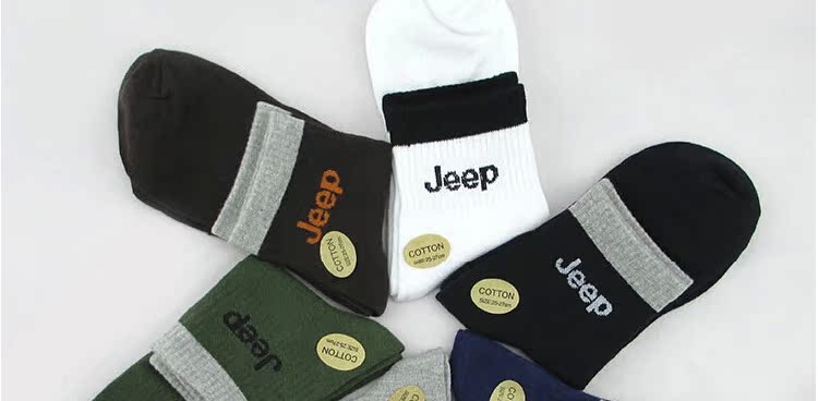 Jeep vớ nam cotton khử mùi mồ hôi của nam giới vớ thể thao ngắn ống mùa xuân và mùa hè mô hình mỏng của nam giới vớ quà tặng đóng hộp