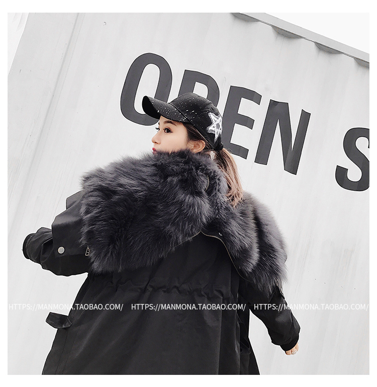 Manteau de fourrure femme MANMONA - Ref 3171469 Image 89