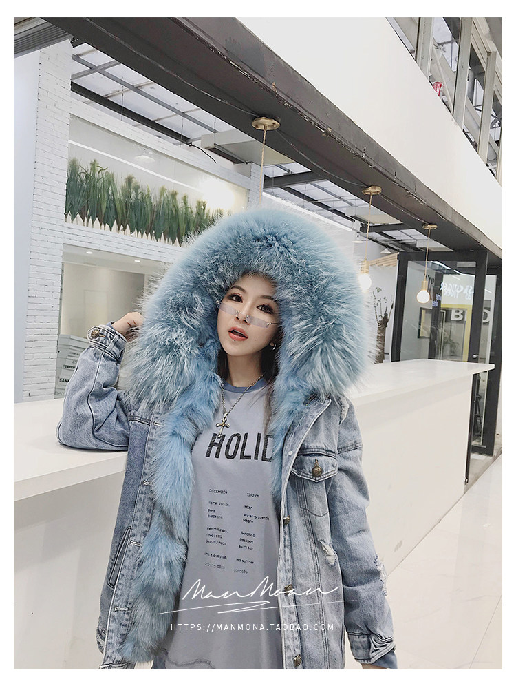 Manteau de fourrure femme MANMONA - Ref 3174090 Image 66