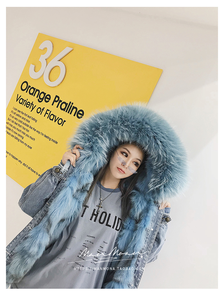 Manteau de fourrure femme MANMONA - Ref 3174090 Image 72