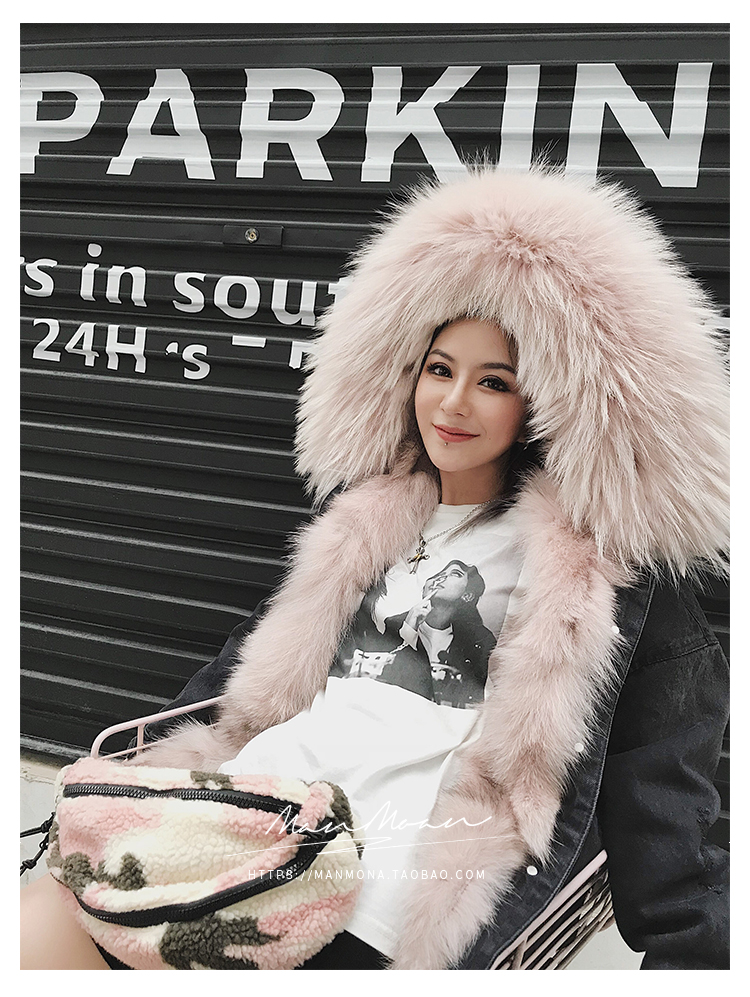 Manteau de fourrure femme MANMONA - Ref 3174090 Image 57