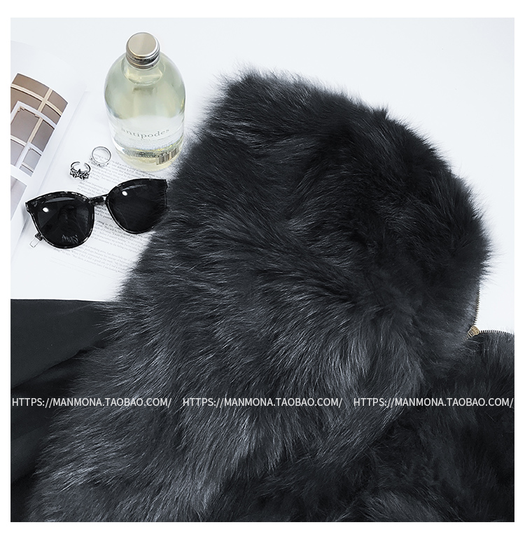 Manteau de fourrure femme MANMONA - Ref 3171469 Image 84