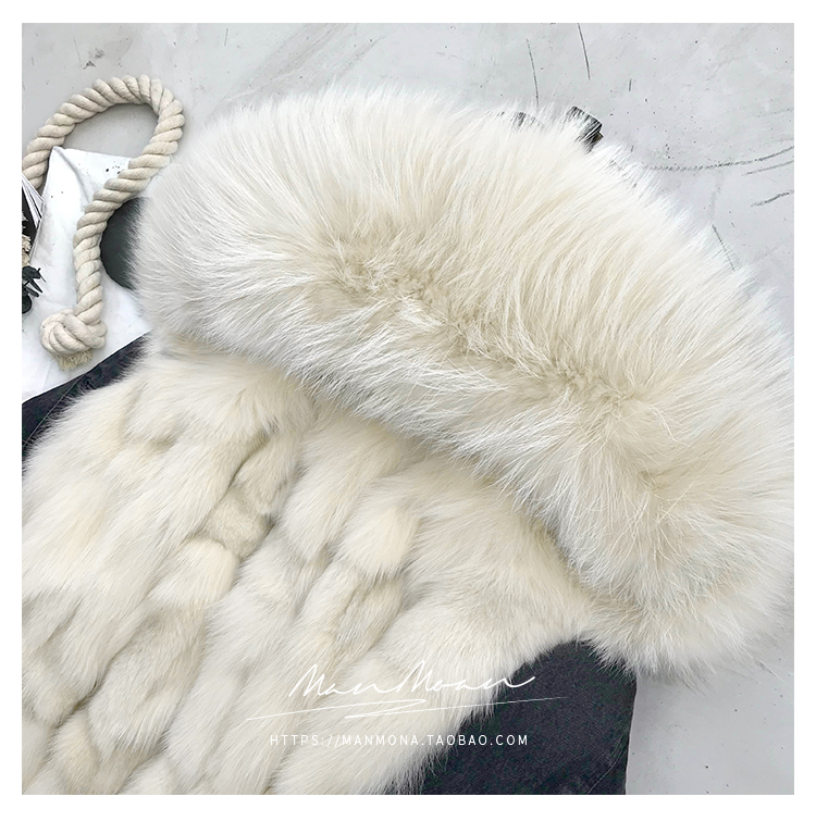 Manteau de fourrure femme MANMONA - Ref 3174090 Image 126