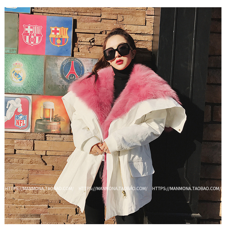 Manteau de fourrure femme MANMONA - Ref 3171469 Image 114