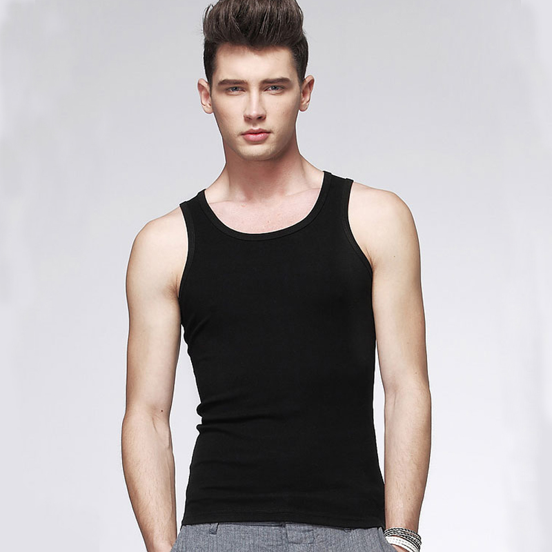 Mùa hè thể dục vest nam thể thao sinh viên thanh niên da chặt chẽ sóng của nam giới không tay đàn hồi t-shirt mồ hôi bottomshirt