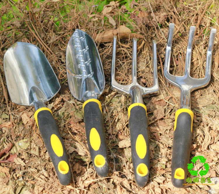 High-quality alloy gardening tool4 pieces raking household pine soil planting flowers gardening