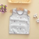 Áo vest trẻ em cotton ấm áp cho bé trai và bé gái trùm đầu cộng với áo nhung cho mùa xuân và mùa thu quần áo trẻ em mùa thu đông