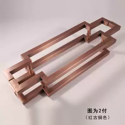 Thickened stainless steel handle Chinese glass door handle bronze stainless steel handle wooden door handle wooden door handle modern handle