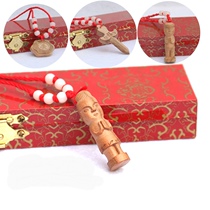Authentic Feicheng mahogany mahogany sword pendant carving ornament body protection mahogany mahogany man portable pendant