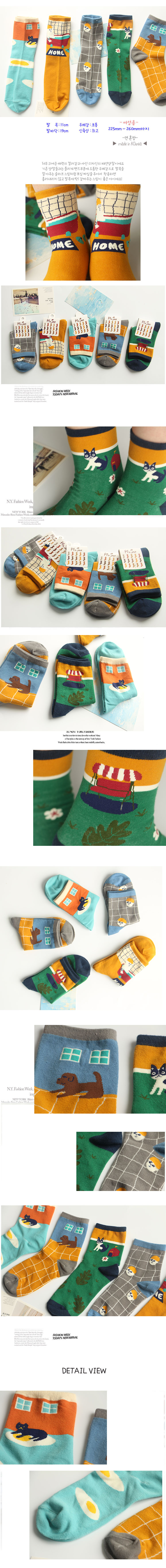 Vớ gió đại học nữ New Harajuku cá tính của phụ nữ vớ cotton phim hoạt hình vớ nữ ống vớ ulzzang Hàn Quốc vớ da quần