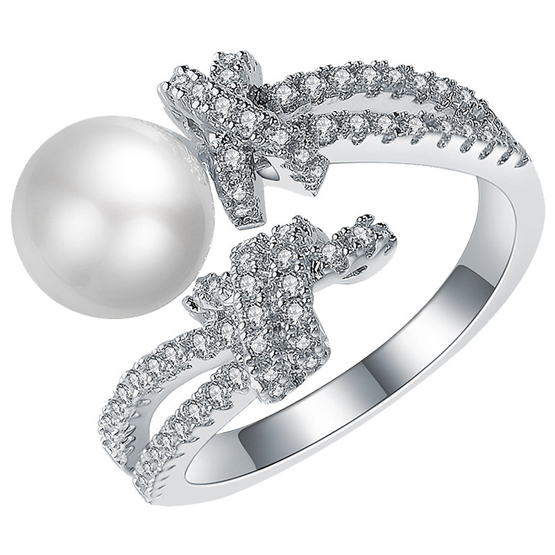 Bague Femme MOGACARE en Zircone synthetique strass - Ref 3086917 Image 5