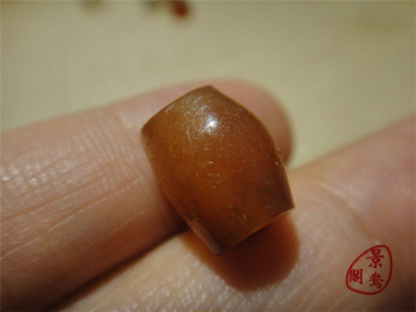 Сувенир 明清老红玛瑙勒子管珠多宝配珠佛珠手串配饰散珠细腻风化120