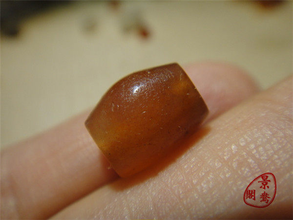 Сувенир 明清老红玛瑙勒子管珠多宝配珠佛珠手串配饰散珠细腻风化120