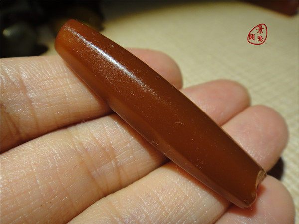 Сувенир 清代老缠丝八棱老玛瑙勒子管珠鼓腰多宝配珠佛珠手串配饰散珠028