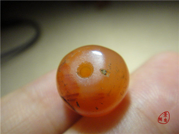 Сувенир 〓清玛〓清代老玛瑙珠子1.2cm西藏密宗藏传多宝串配珠单珠圆珠193