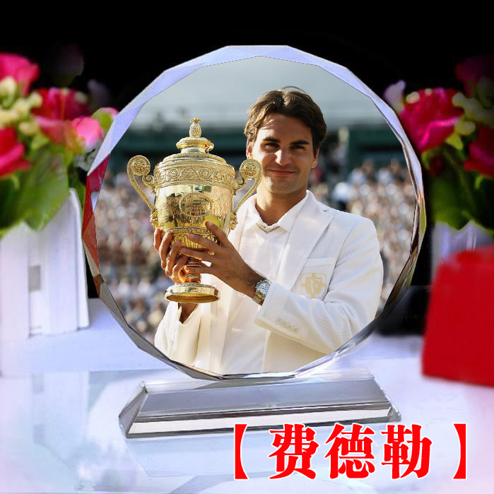 Federer's surrounding Doll Doll poster souvenir to send boys, friends, classmates, tennis fans, birthday gifts