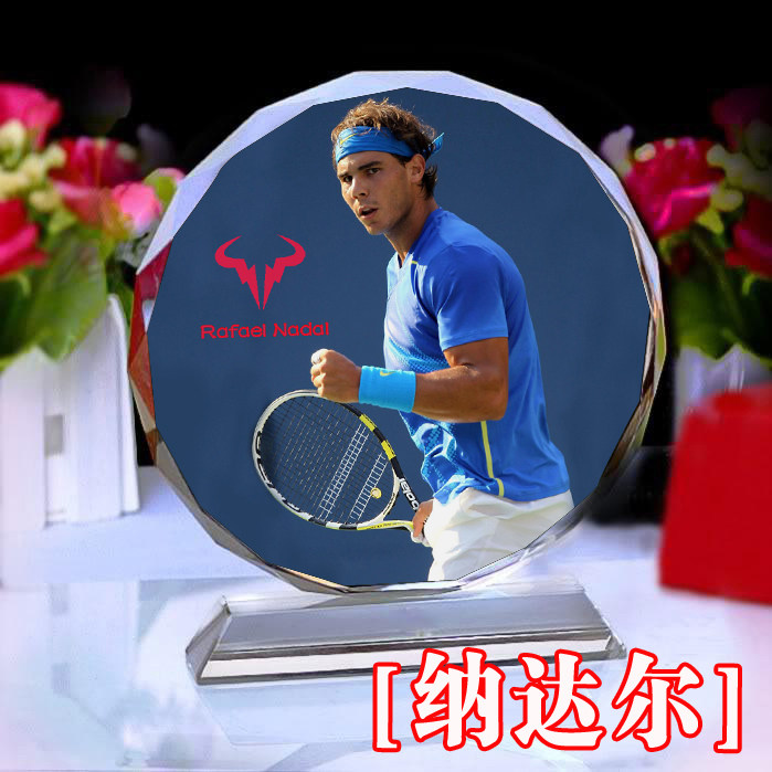 Nadal perimeter man puppets posters memorabilia send boy friends classmates tennis fans birthday present