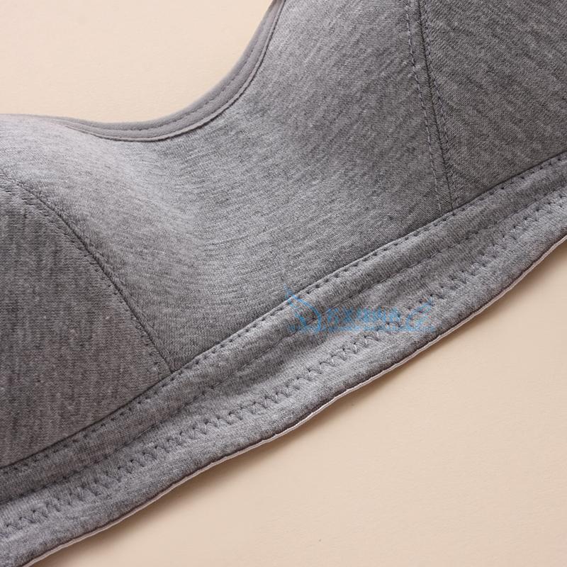 Mùa hè siêu mỏng không có bọt biển thời kỳ phát triển của học sinh áo ngực cotton phần mỏng kích thước lớn không có vòng thép rắn màu cô gái đồ lót áo lót đệm dầy